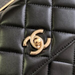 Chanel Flap Bag With Top Handle A92236 Black